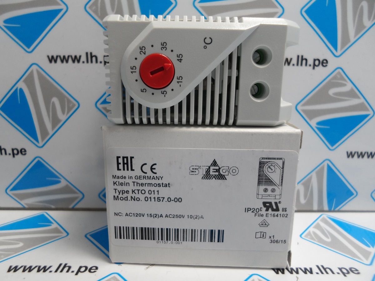 01157.0-00            Sensor termostato, contacto NC, 10A, 250VCA